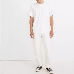 Madewell Men’s Made in USA Boxy Tee in white XXL